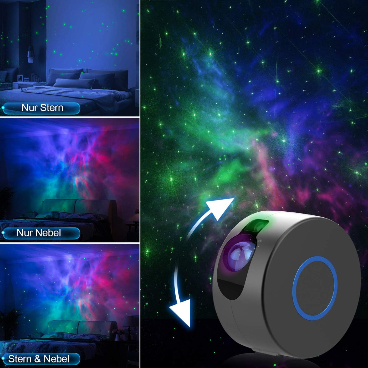 MYGALAXY Projektor PRO - Schlafen unterm Sternenhimmel